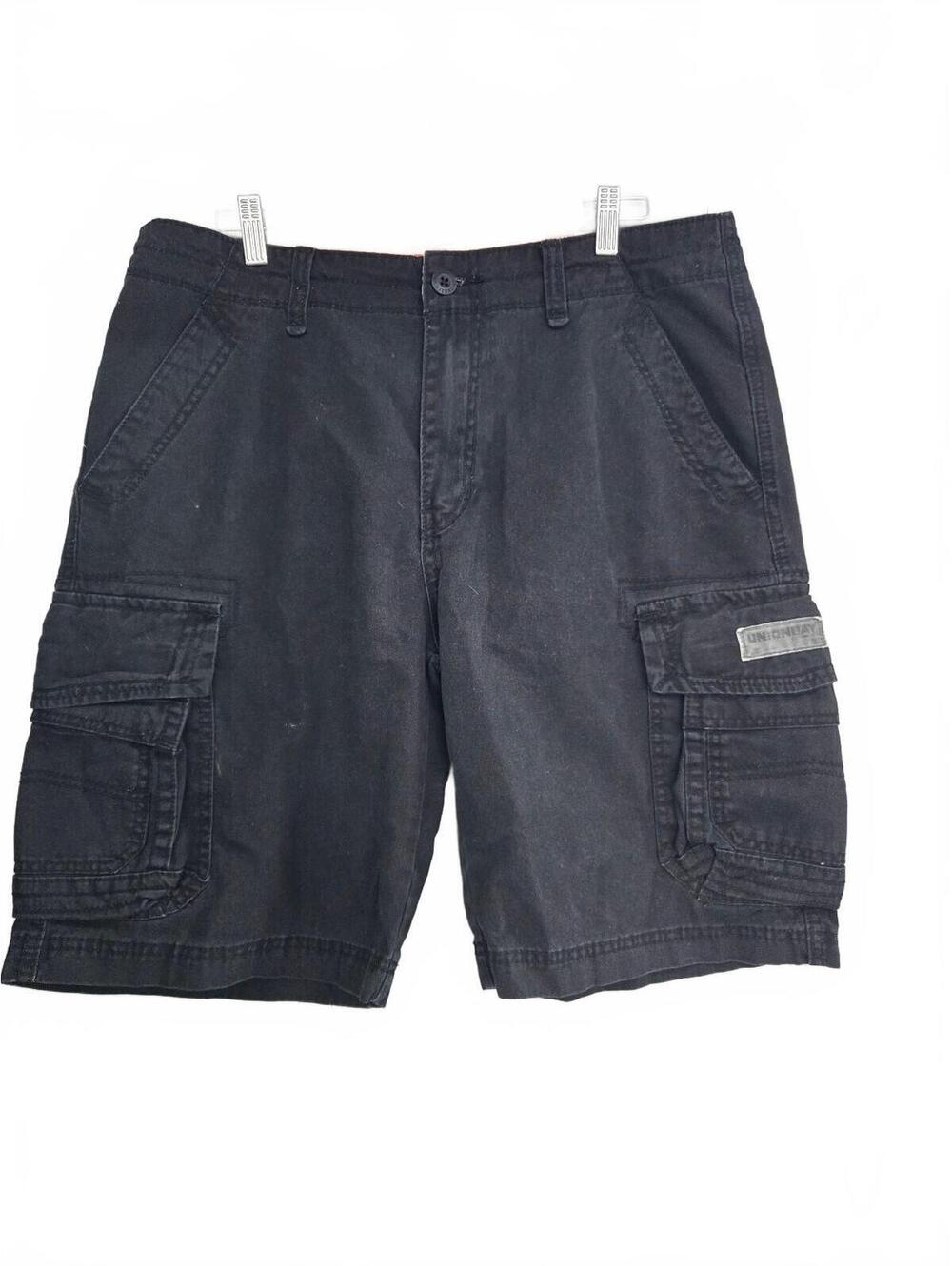 Unionbay Black Cargo Shorts with Multiple Pockets